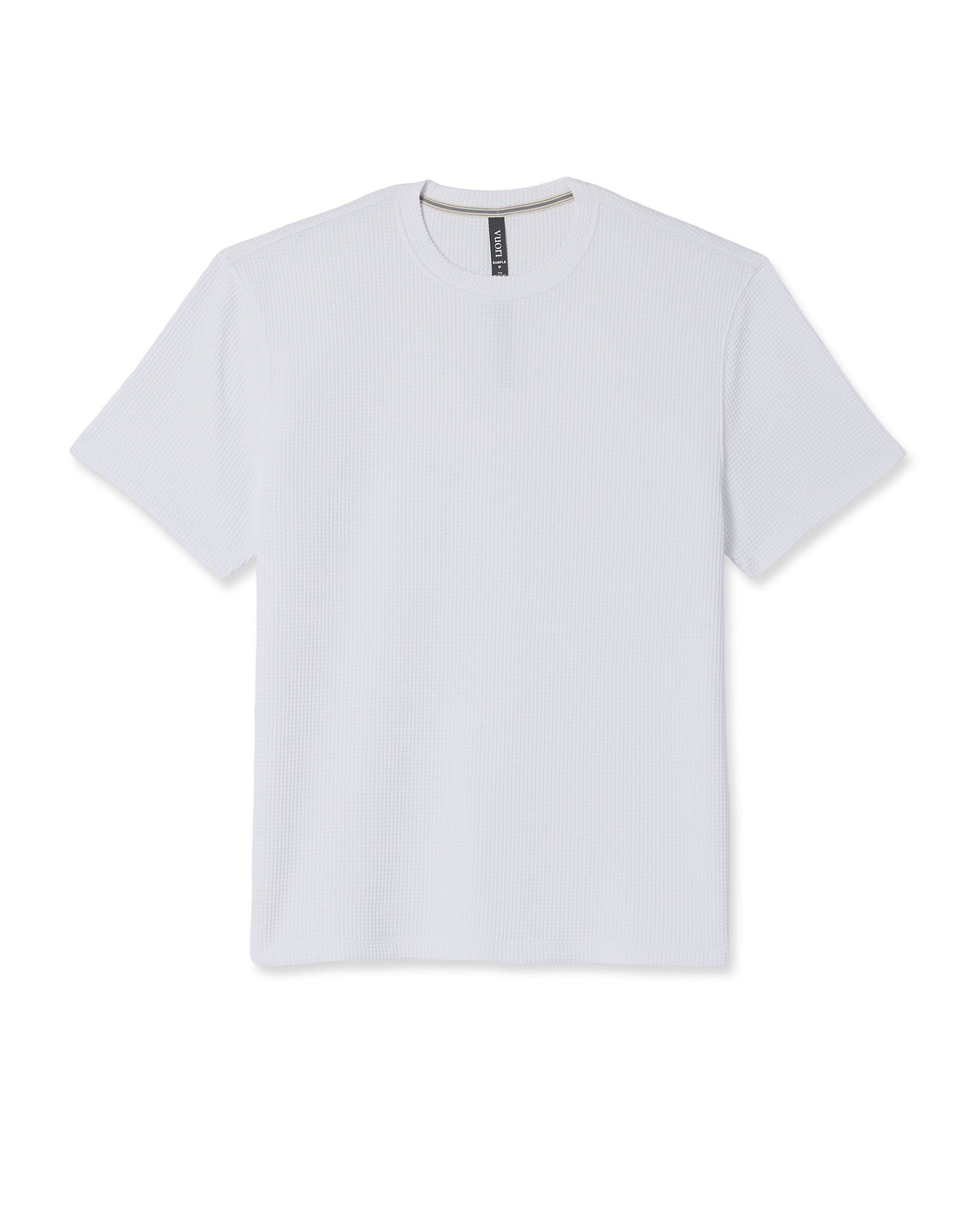 Short Sleeve Lightweight Tech Waffle Tee - Relaxed Fit | White