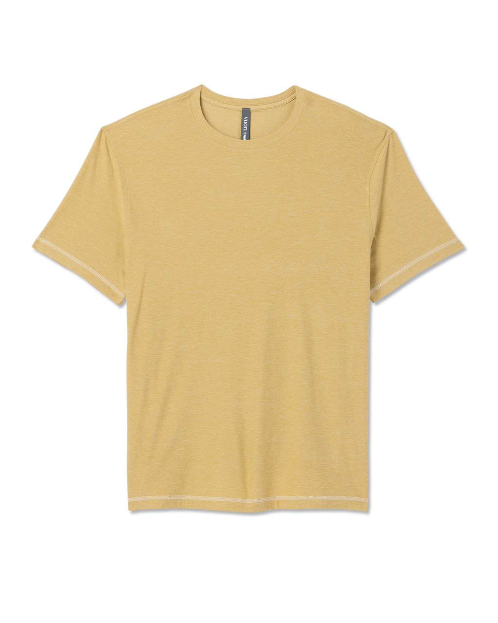 Short Sleeve Strato Tech Tee - Contrast | Golden Brown Heather
