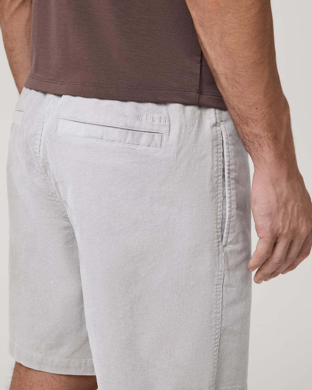 Optimist Elastic Waist Short 8" | Amethyst Grey