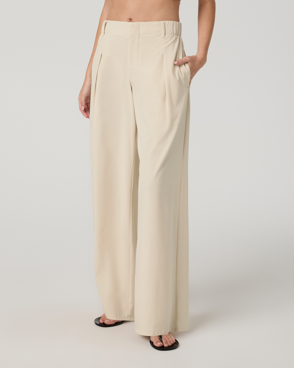 Villa Wideleg Trouser | Bleached Sand