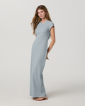 Rib Tee Dress | Raindrop