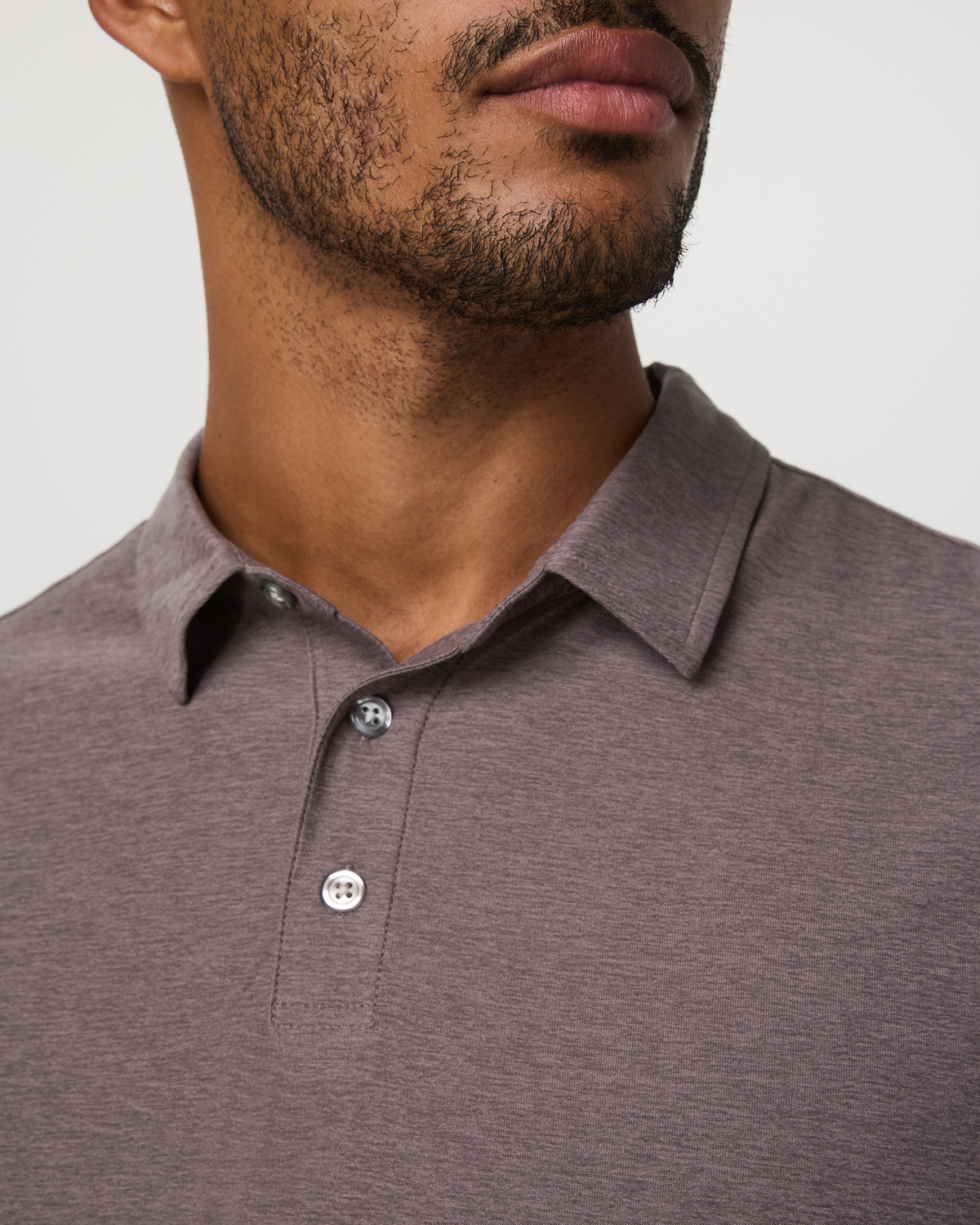 Strato Tech Polo | Timber Heather