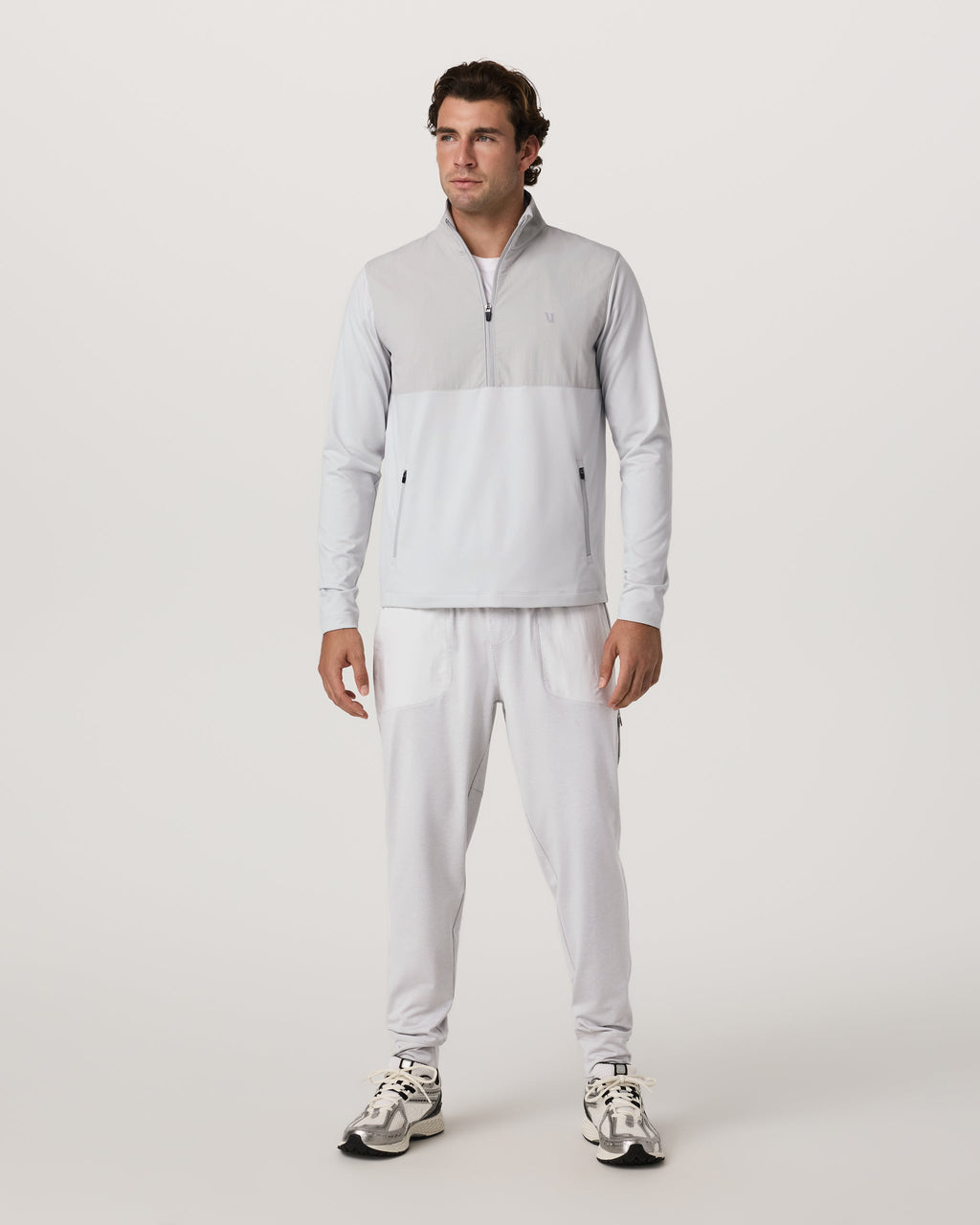 Sunday Performance Mixed Media Jogger 28" | Frost Grey