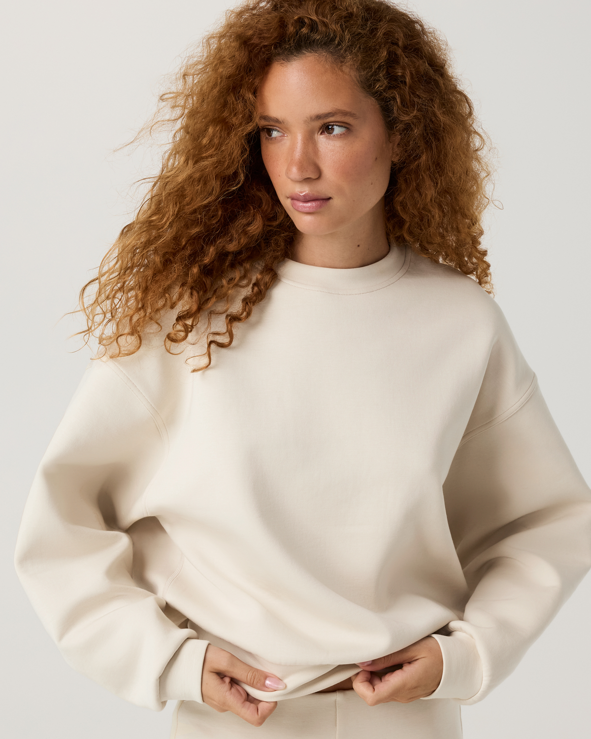 Women's Vuori Galaxy Crew | Bone