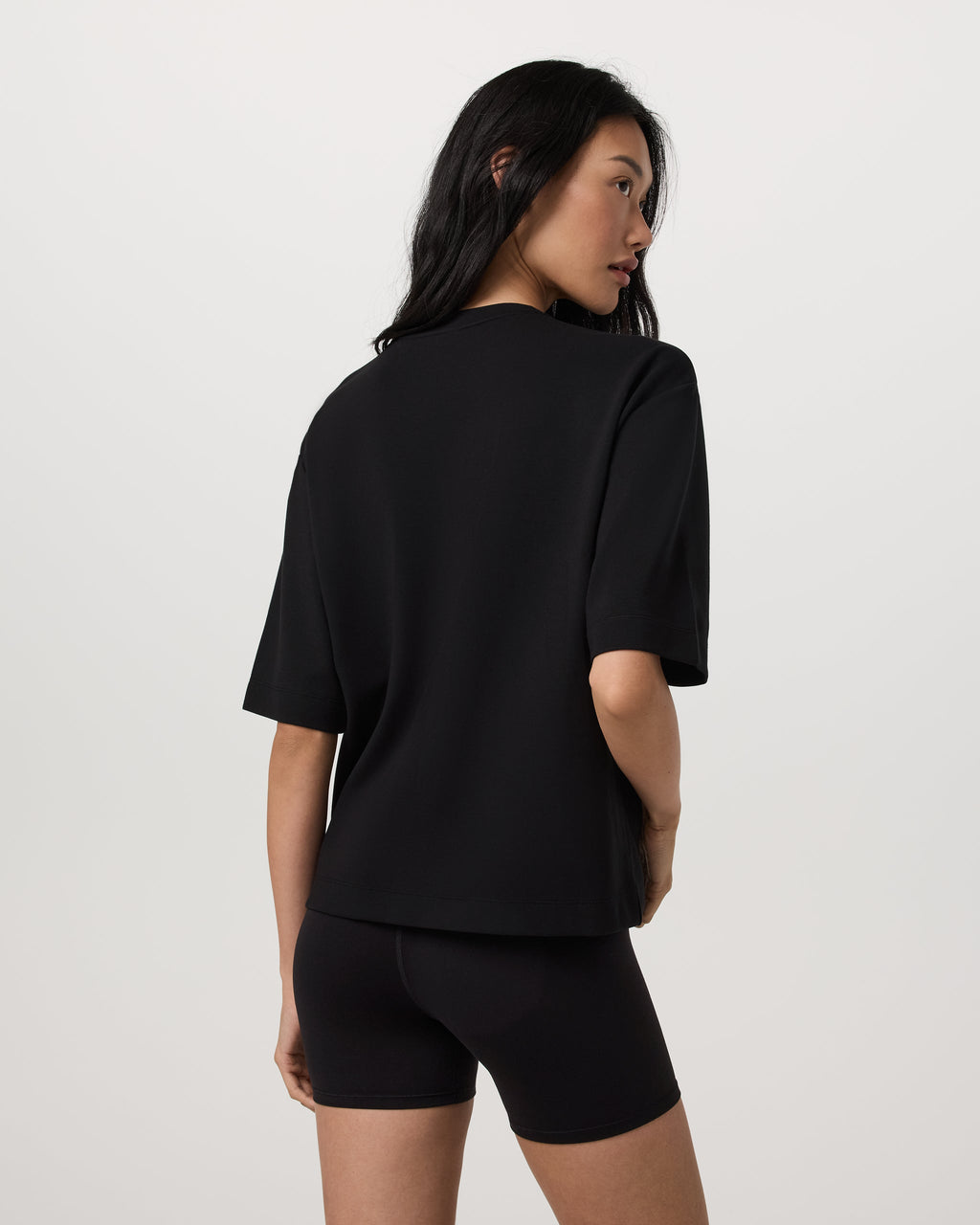 Short Sleeve Maven Oversized Tee | Black