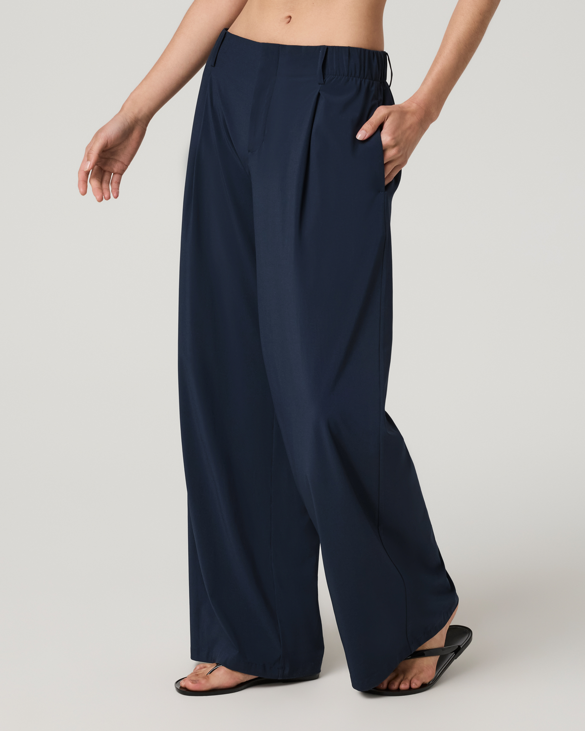 Villa Wideleg Trouser | Ink
