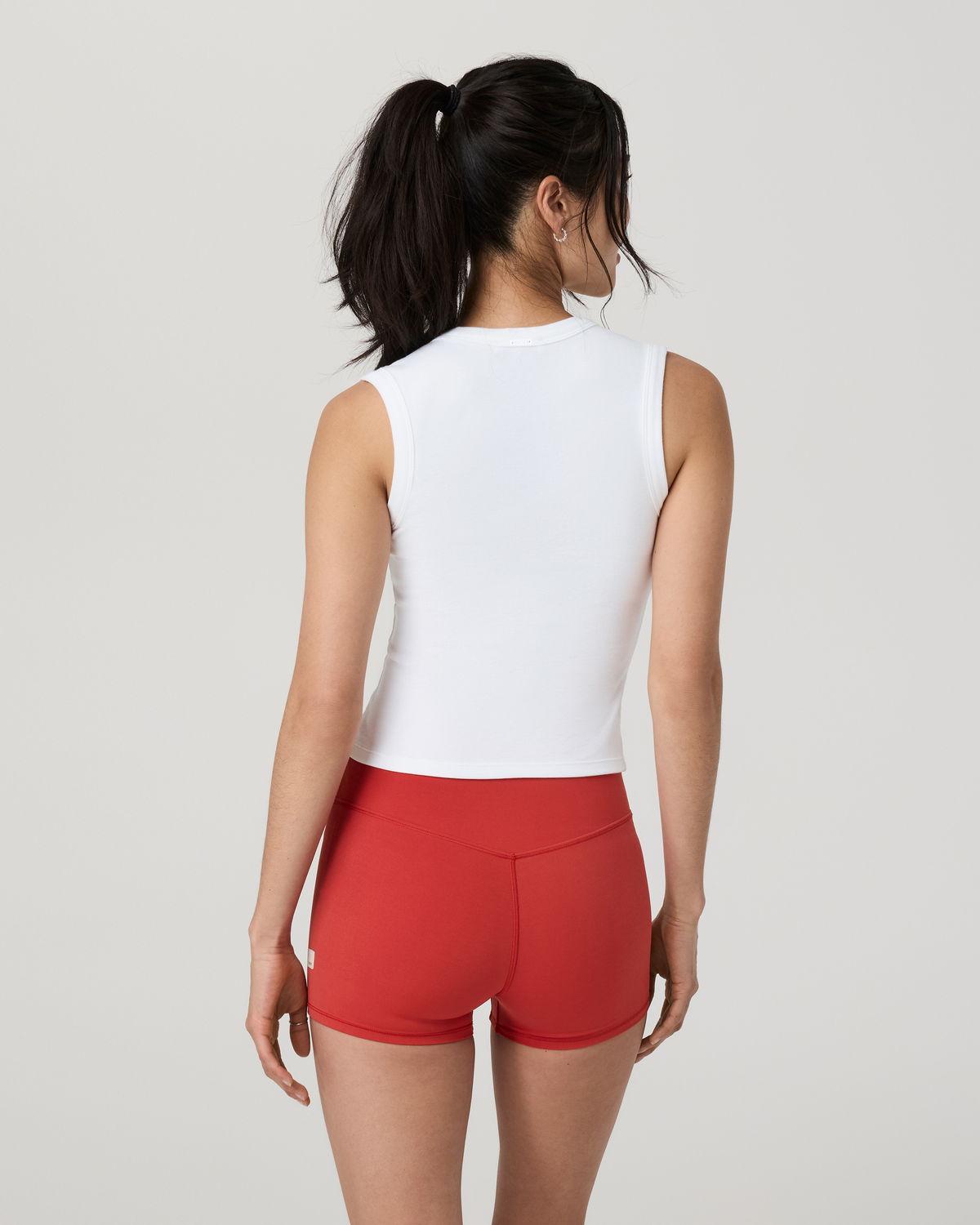 Everyday Cotton Stretch Tank | White