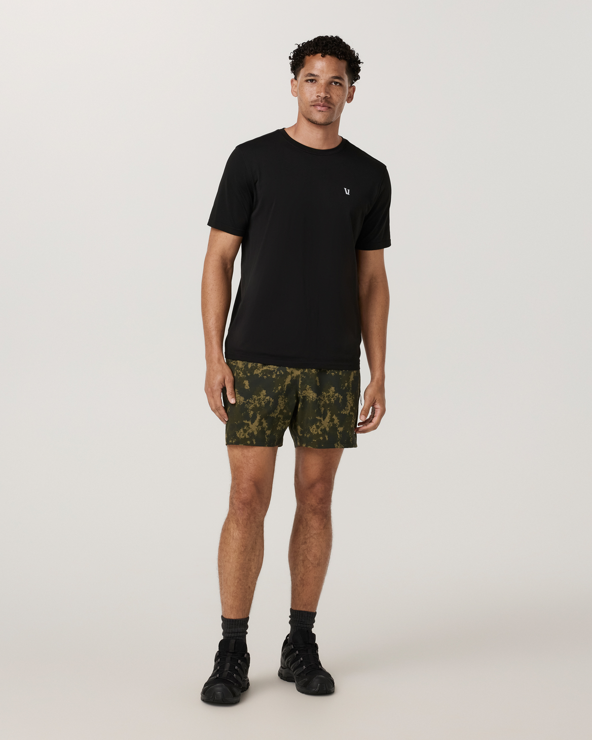 Short Sleeve Clearview Seamless Tee | Black