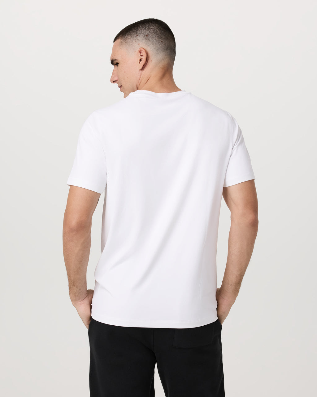 Short Sleeve Ponto Performance Tee | White