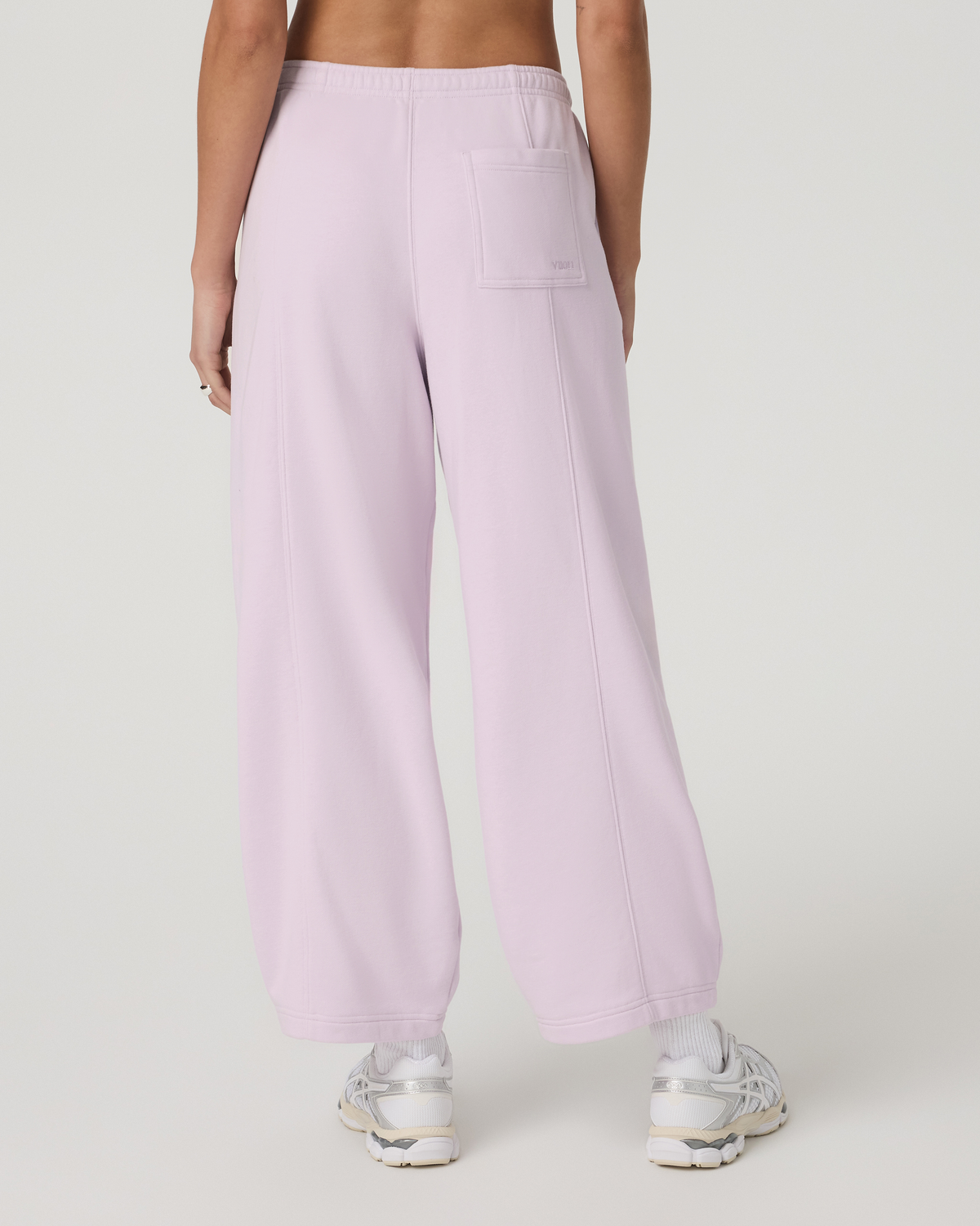Sedona Barrel Crop Sweatpant | Lilac Breeze
