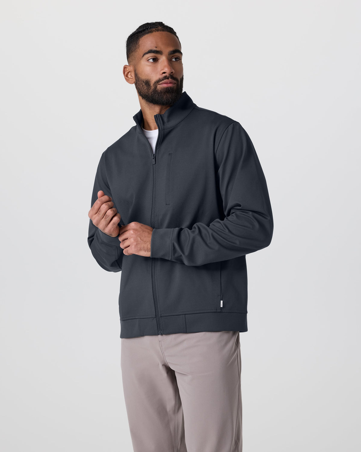 Vuori Meta™ Twill Full Zip | Navy