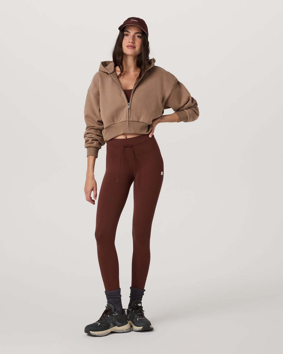 Restore Mini Full Zip Hoodie | Nutmeg