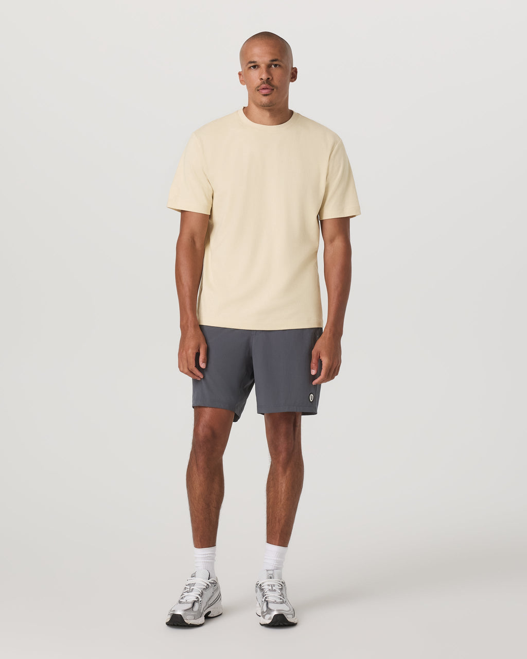 Short Sleeve Vuori Heavyweight Cotton Tee - Relaxed Fit | Sandstone