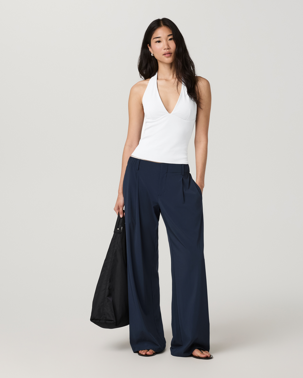 Villa Wideleg Trouser | Ink