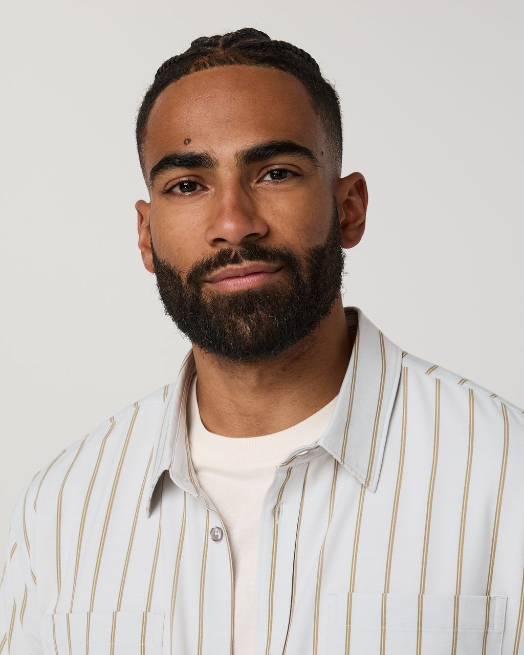 Short Sleeve Bridge Button Down - Relaxed Fit | Salt Marina Stripe