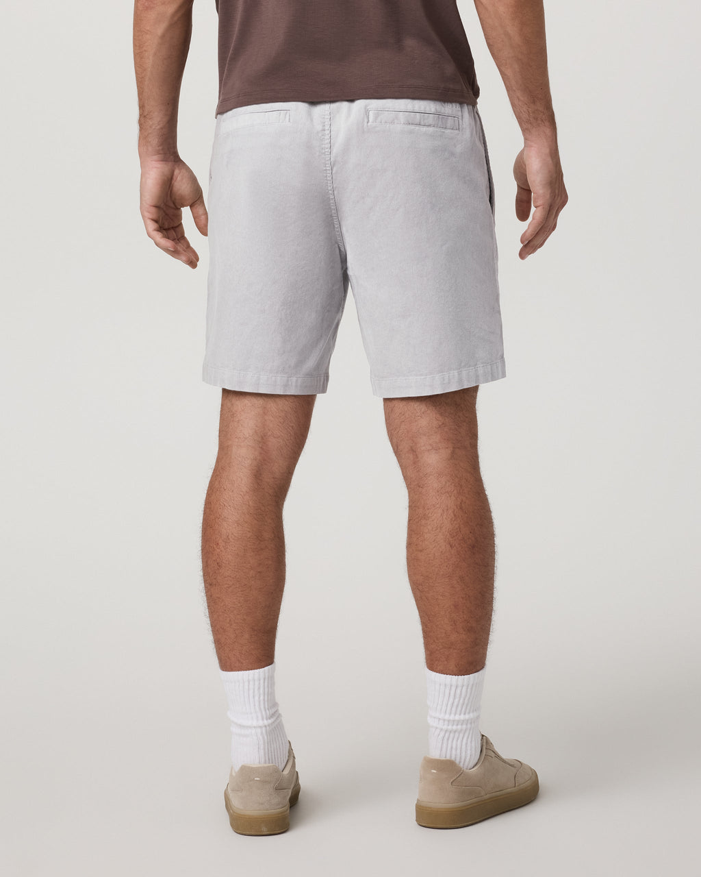 Optimist Elastic Waist Short 8" | Amethyst Grey