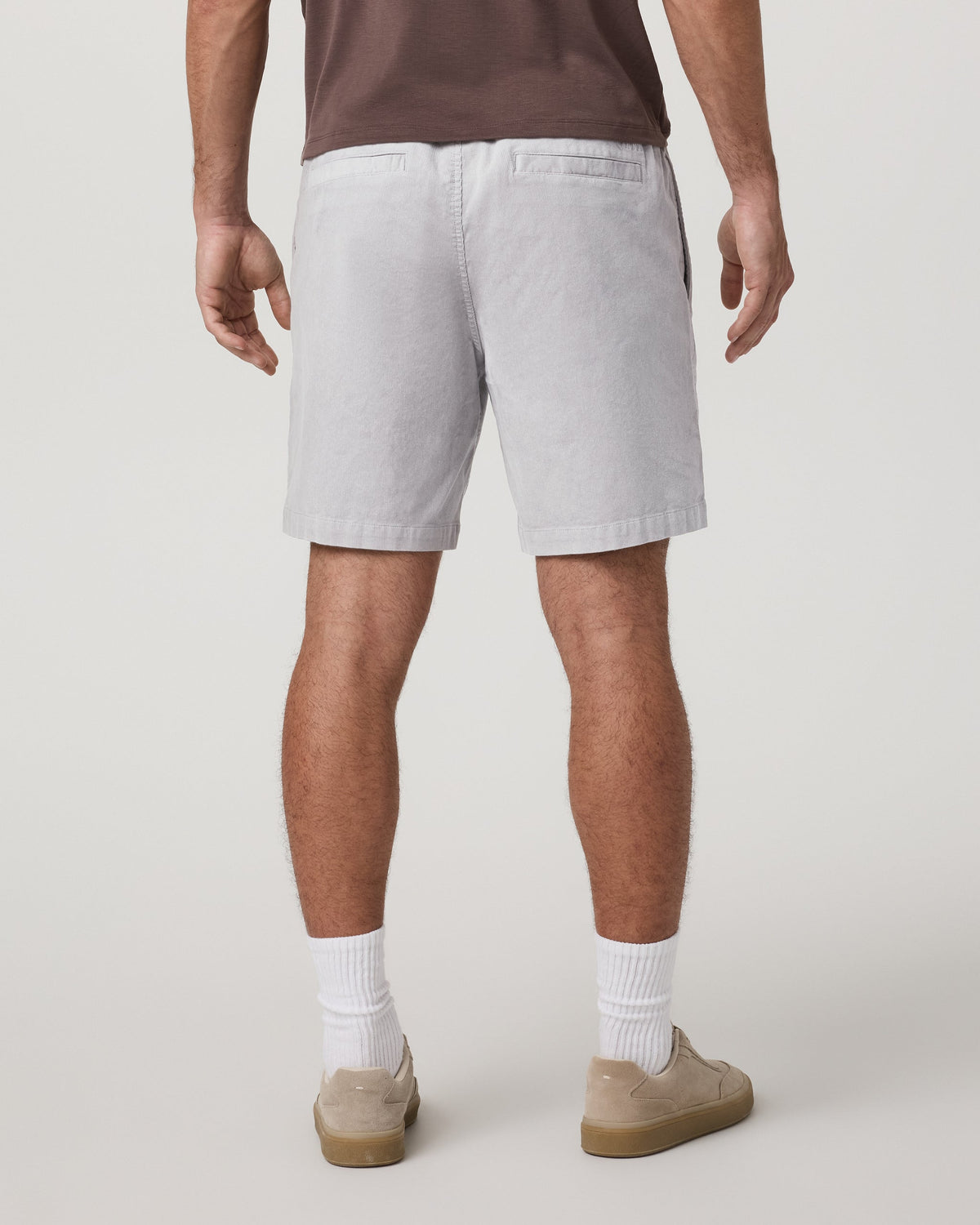 Optimist Elastic Waist Short 8" | Amethyst Grey
