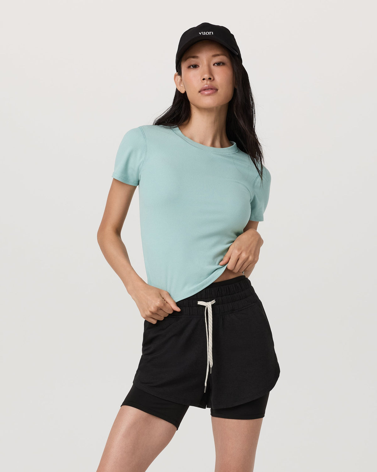 Pose Fitted Tee | Sea Spray