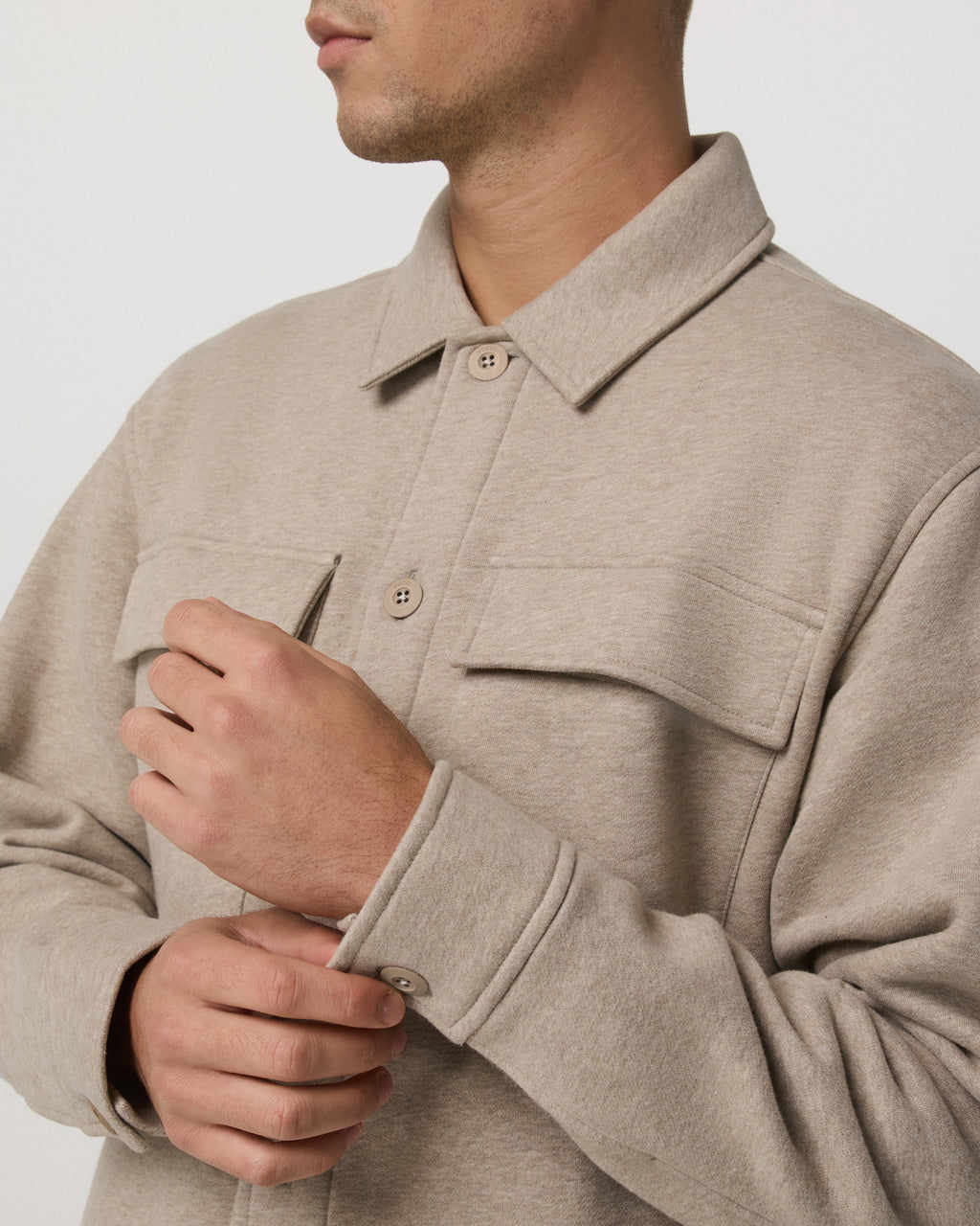 Seaside Shirt Jacket | Acorn Heather