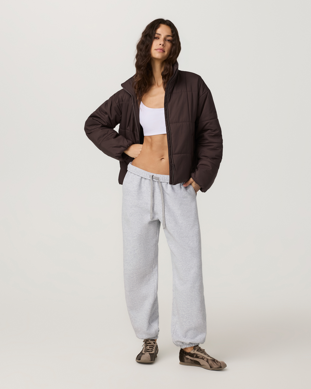 Canyon Insulated Sporty Jacket | French Roast
