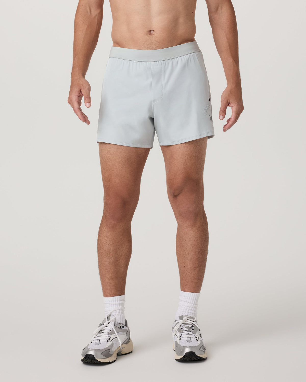 Qualify Short Lined 5" | Sky Grey
