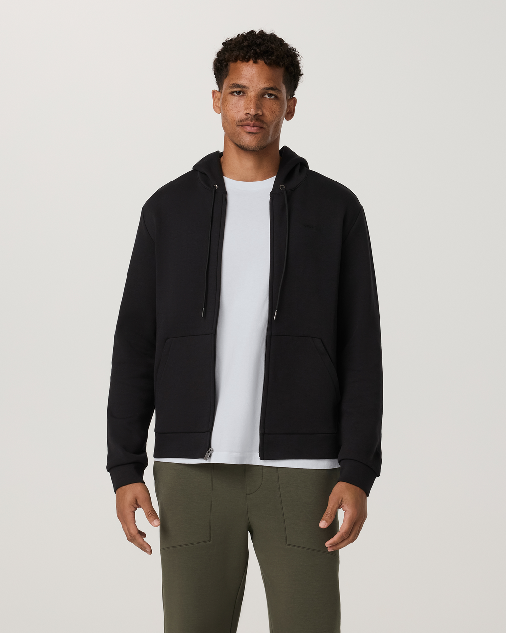Vuori Galaxy Full Zip | Washed Black